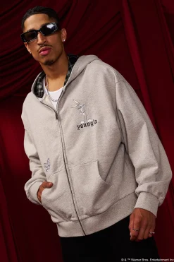 5257 - Looney Tunes Plaid Zip-Ups