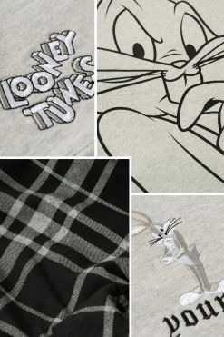5257 - Looney Tunes Plaid Zip-Ups