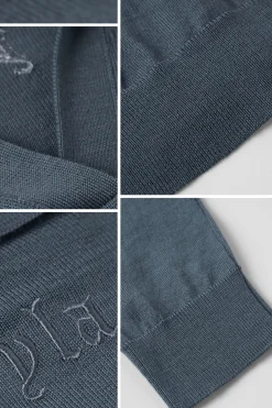 8018 - Monaco Wool Longsleeve Polo