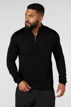 8048 - Monaco Wool Quarter-Zip Sweaters