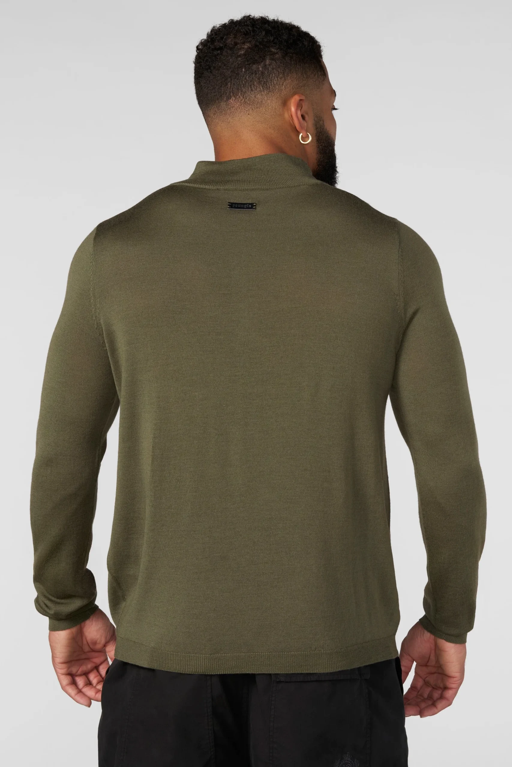 8048 - Monaco Wool Quarter-Zip Sweaters