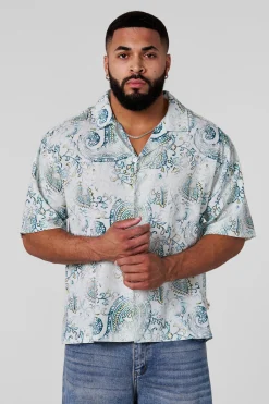 4093 - Mosaic Linen Button-Ups