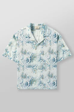 4093 - Mosaic Linen Button-Ups