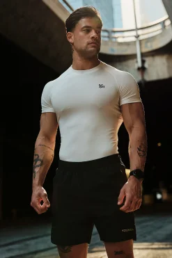 4016 - Natural Cotton Compression Tees