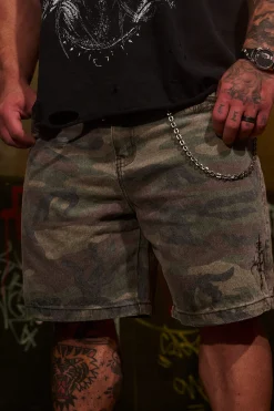 1025 - Phantom Embroidery Jorts