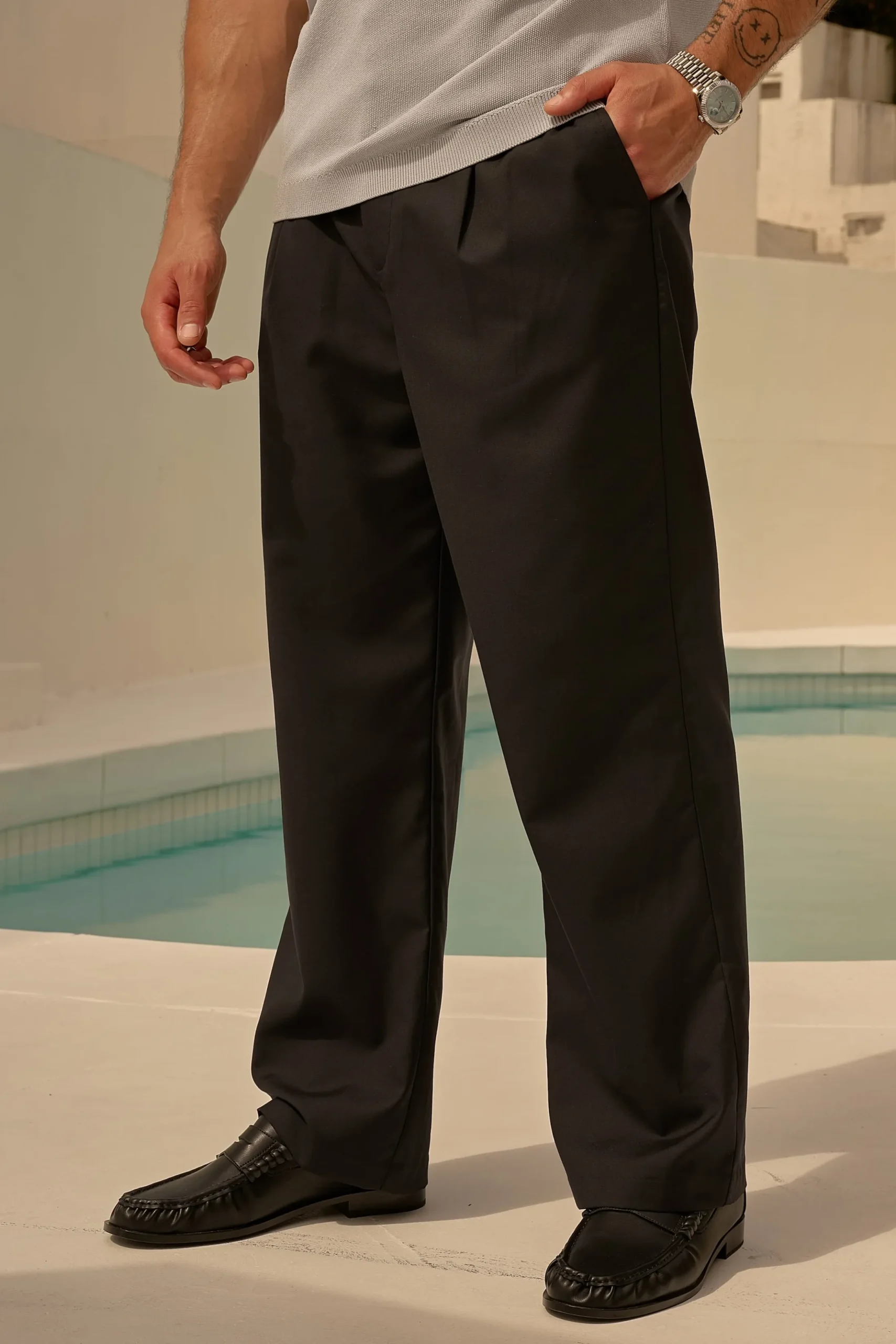 6003 - Pleated Slacks