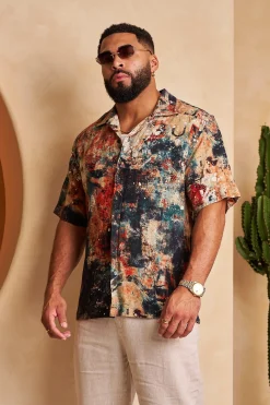 4087 - Riviera Art Button-Ups