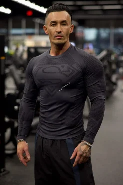 8066 - Superman Compression Longsleeves