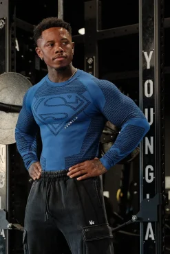 8066 - Superman Compression Longsleeves