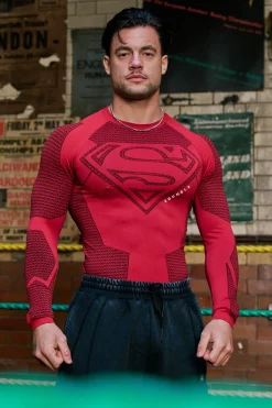 8066 - Superman Compression Longsleeves