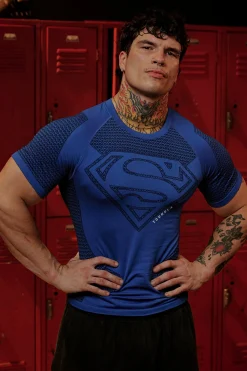4117 - Superman Compression Tees