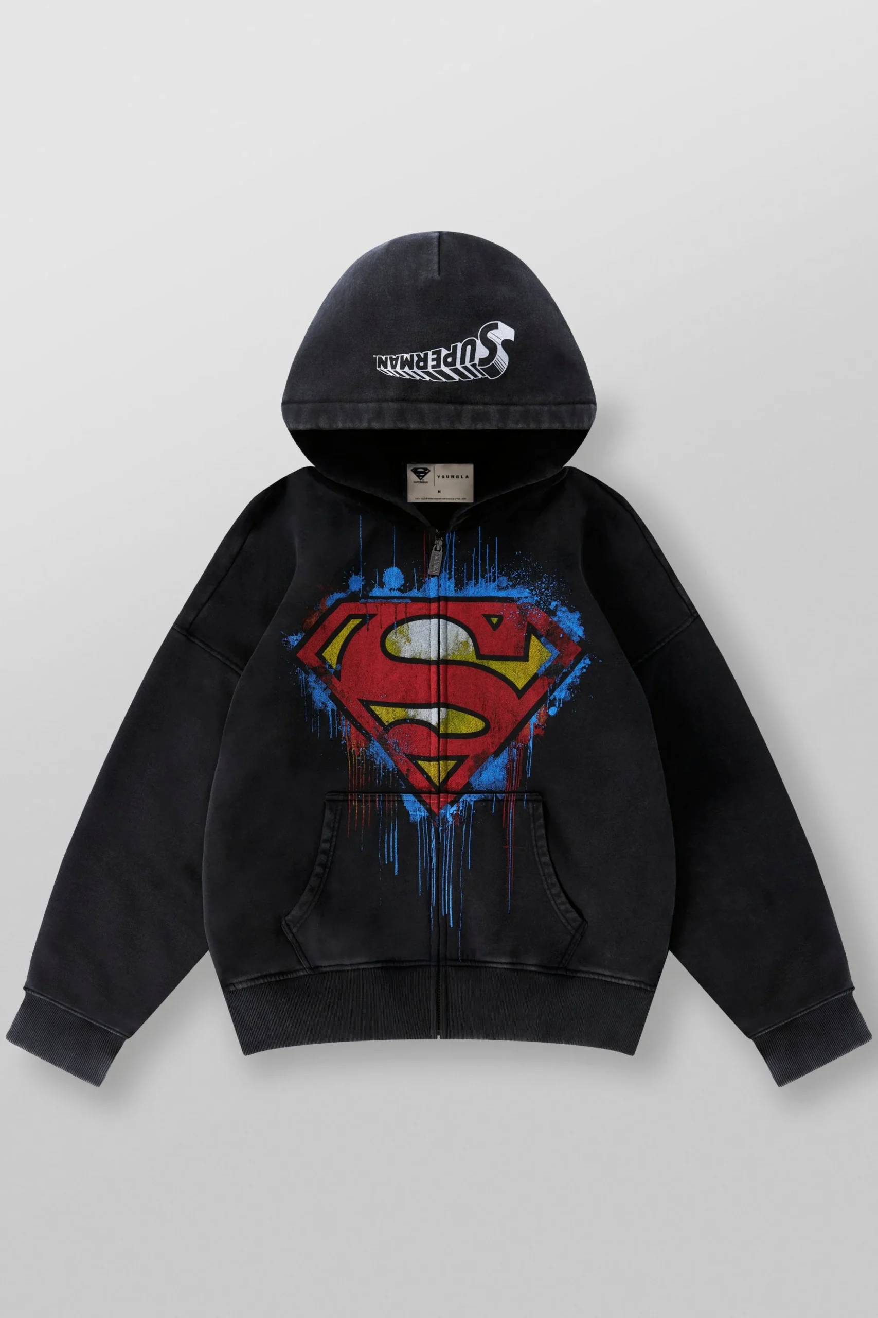 5011 - Superman Drip Zip-Ups