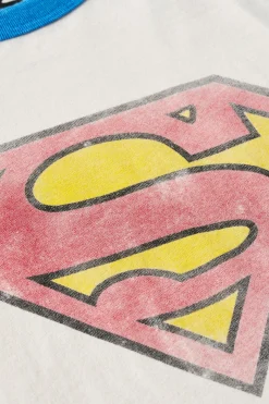 8072 - Superman 3/4 Raglan Shirts