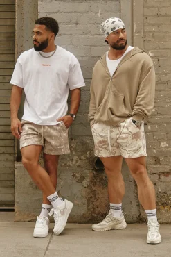 1118 - Tree Camo Cotton Shorts