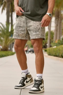 1118 - Tree Camo Cotton Shorts