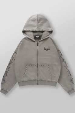 5232 - Tribal Stud Zip-Ups