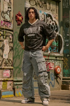 4187 - Varsity Football Cropped Jersey