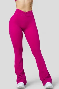 W2229 Buttersoft Scrunch Band Flare Leggings (reg)