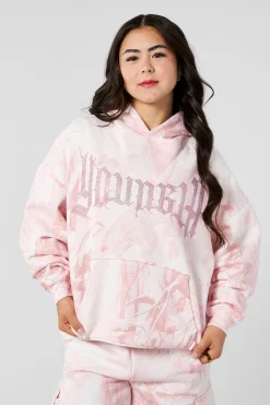W5168 - Camo Bling Hoodie