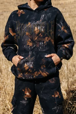 W5168 - Camo Bling Hoodie