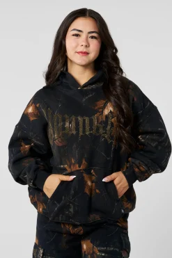 W5168 - Camo Bling Hoodie