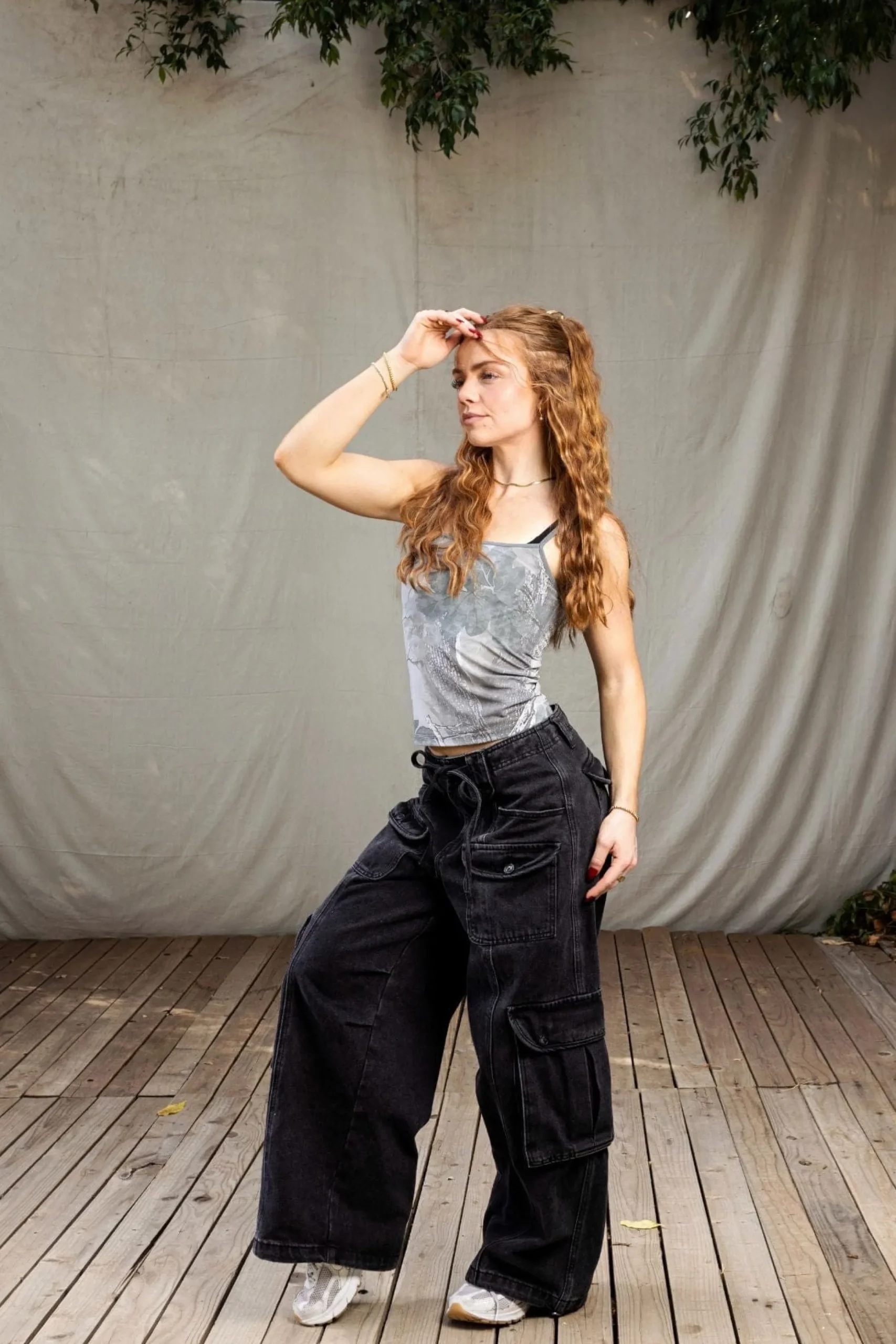 W4301 - Camo Mesh Cami