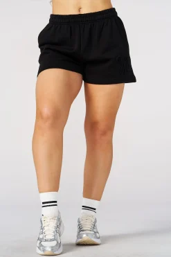 W1082 - Emblem Embossed Shorts