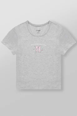 W4336 gym girl baby Tee