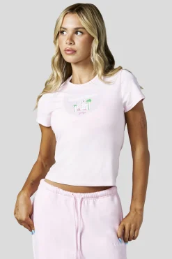 W4336 gym girl baby Tee
