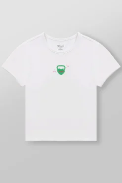 W4336 gym girl baby Tee
