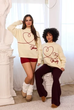 W5220 Hearts Sweater