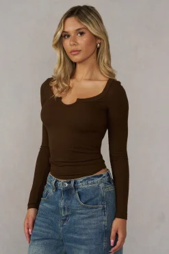 W4295 - Notch Longsleeve Top