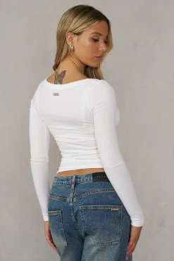 W4295 - Notch Longsleeve Top