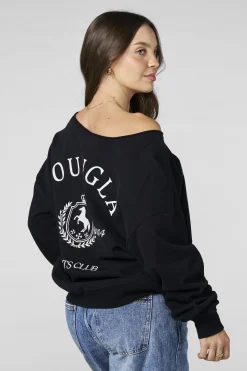 W5158 - Off-shoulder Pullover