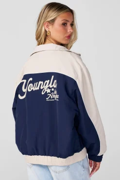 W565 Old School Windbreaker