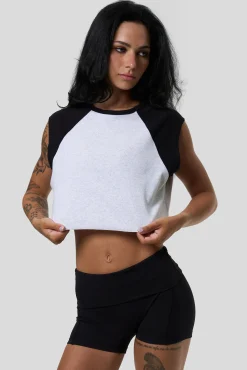 W4306 - Raglan Cutoff