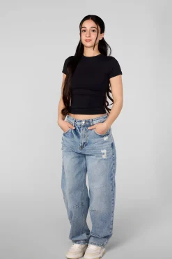 W2182 - Studio Edit Barrel Jeans