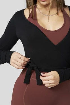 W4338 Wrap Top
