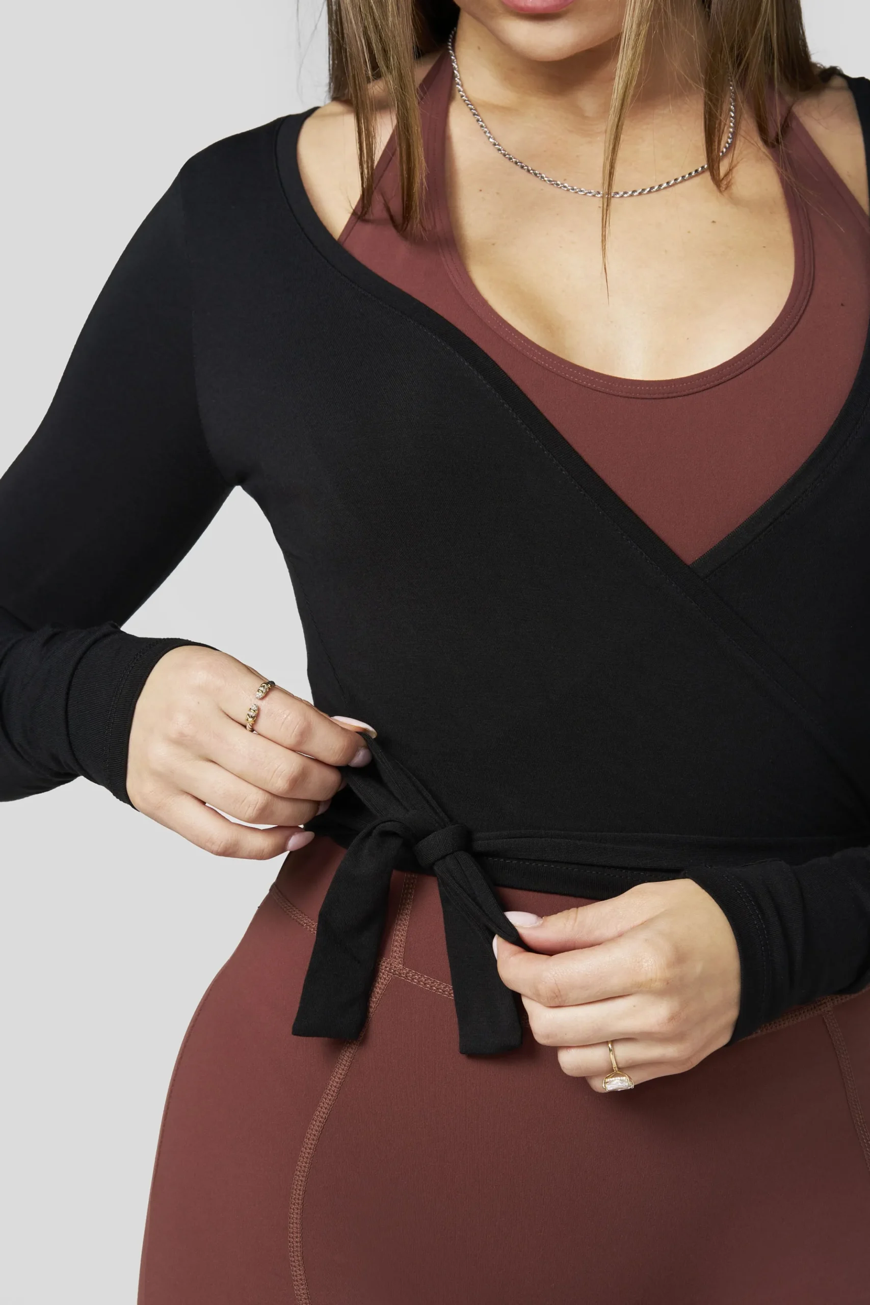 W4338 Wrap Top